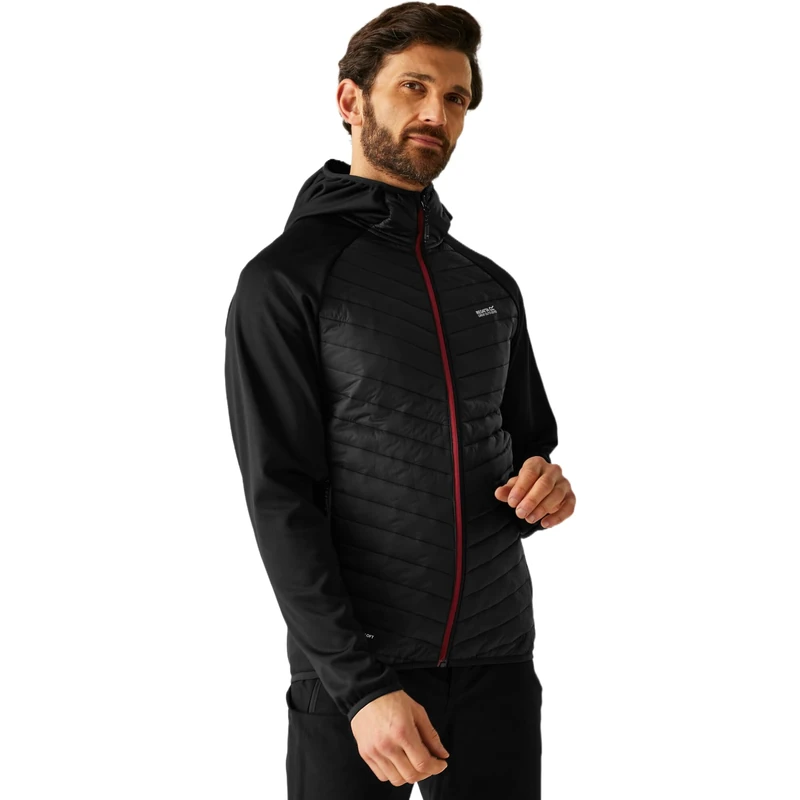 Regatta Mens Andreson Hybrid Jacket Padded Lightweight Stretch Winter Layer Top