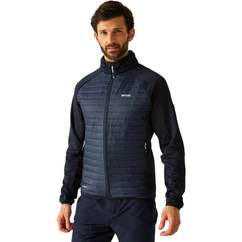 Regatta Mens Clumber Hybrid Jacket Water Repellent Insulated Stretch Winter Layer