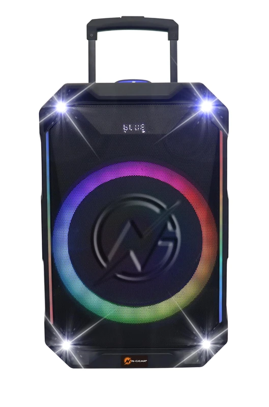 N-Gear The Flash 1540 15 Inch Speaker Karaoke with Disco Light And Microphone