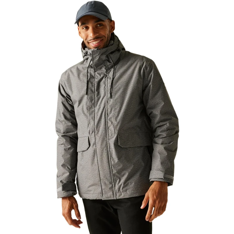 Regatta Mens Sterlings Waterproof Jacket Insulated Breathable Winter Coat - Image 1