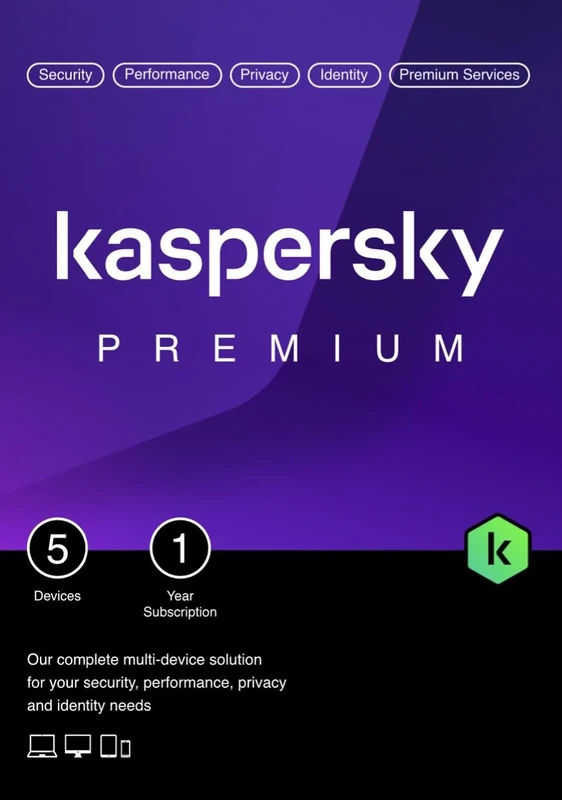 Kaspersky Total Security 2025 - 5 Devices, 1 Year, Unlimited VPN
