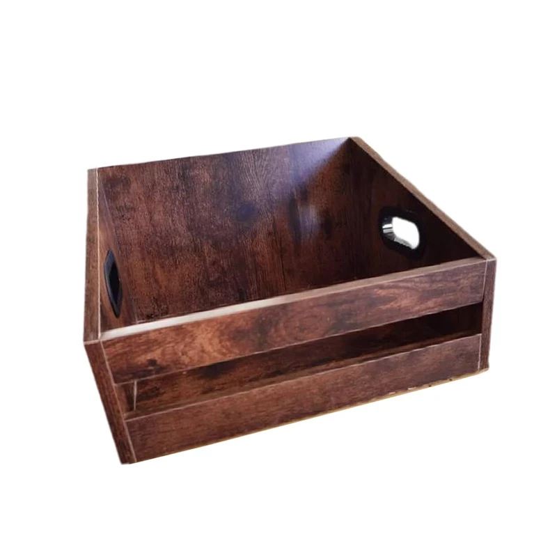 Amagogo Vinyl Record Storage CD Display Holder Vinyl Record Holder Organizer Box for files