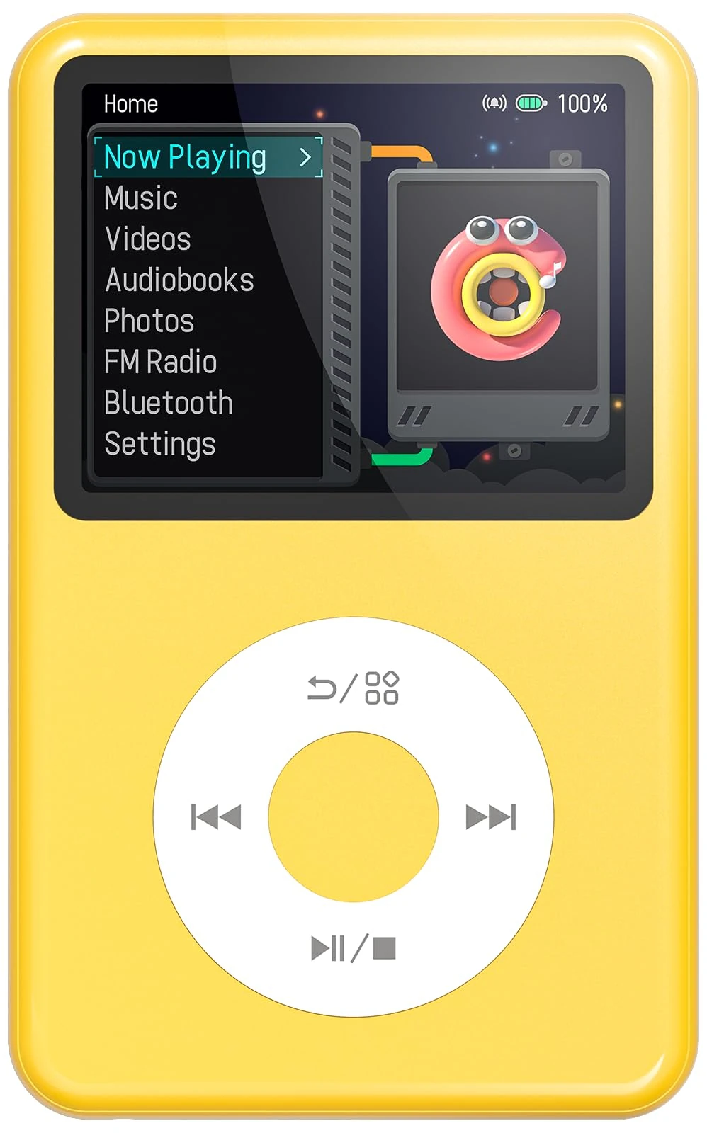 Mp3 Player with Bluetooth Innioasis Y1 Video Digital Music Player HiFi Mini Portable Kids Audiobook Mp3 2025 Nice Gift Choice Theme Upgrade Yellow