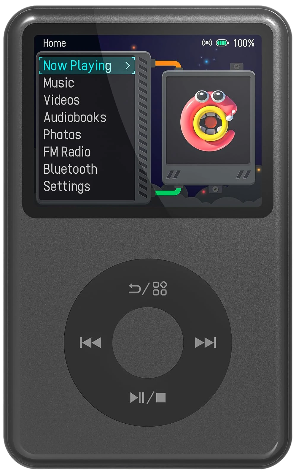 Mp3 Player with Bluetooth Innioasis Y1 Video Digital Music Player HiFi Mini Portable Kids Audiobook Mp3 2025 Nice Gift Choice Theme Upgrade Black