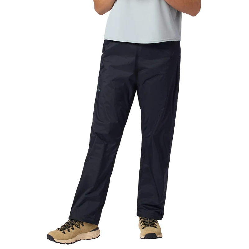 Marmot Women's PreCip Evo Full Zip Pant, Waterproof Pant, Breathable Overtrouser, Lightweight Rain Pant, Windproof Trekking Trouser, Ideal for Hiking, Black, L