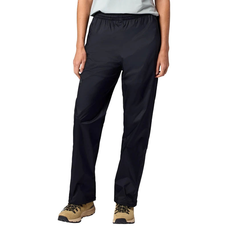 Marmot Women's PreCip Evo Pant, Waterproof Pant, Breathable Overtrouser, Lightweight Rain Pant, Windproof Trekking Trouser, Ideal for Hiking, Black, XL