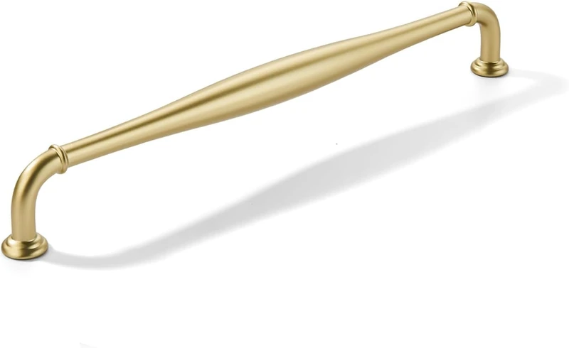 khtumeware 1 Pack 12inch(305mm) Hole Center Appliance Pulls Champagne Bronze Cabinet Pulls Solid Heavy-Duty Hardware for Bathroom Dressers Pull cabinets,wardrobes,Closet Doors,Furniture pulls