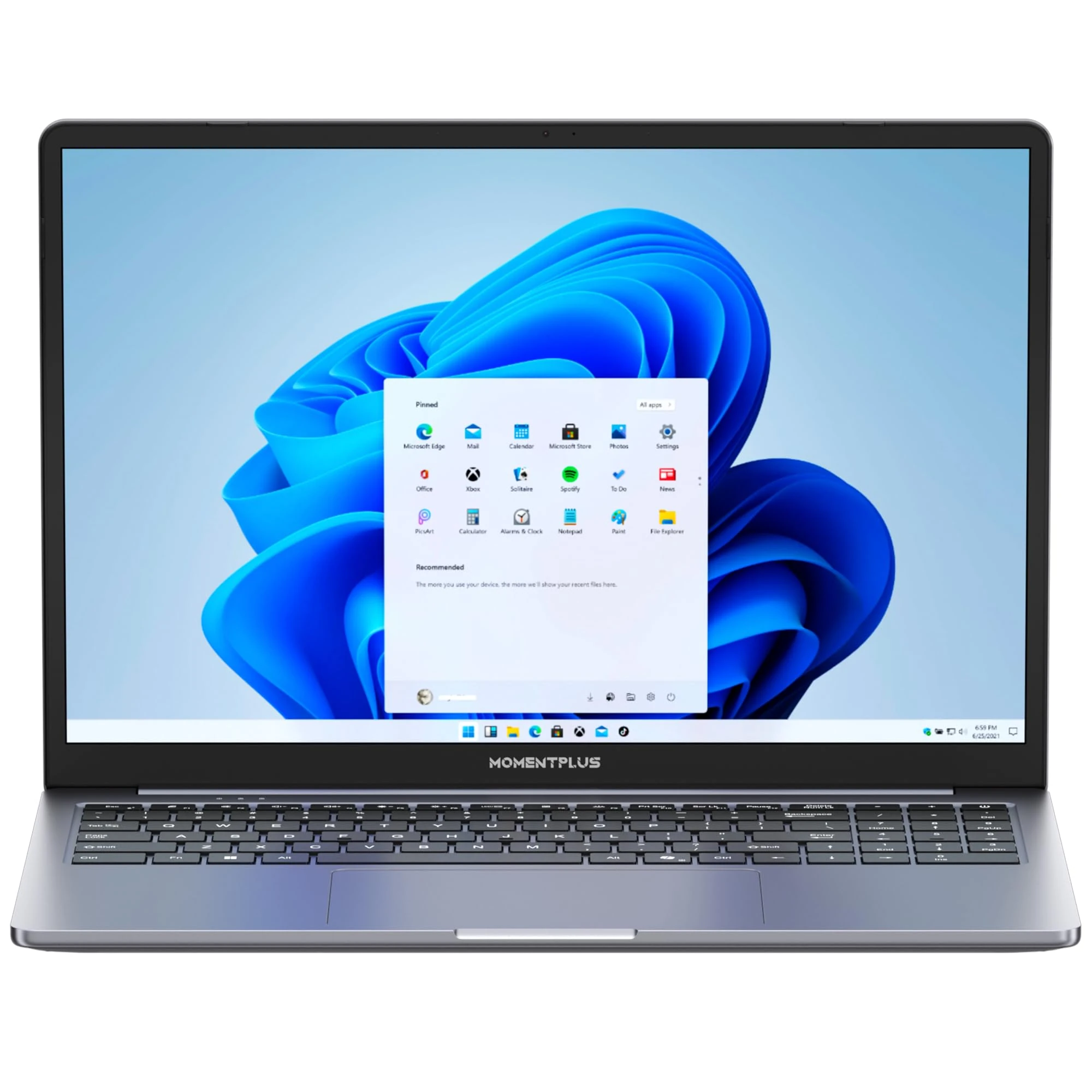 MOMENTPLUS VIE16 16" Laptop | 16GB DDR4 512GB NVMe SSD | Laptops Computer with N95 Processor (Up to 3.40 GHz) | Backlit Keyboard | TYPE-C | Wi-Fi 5 | Bluetooth 5.0 | 2xUSB 3.0 | Webcam