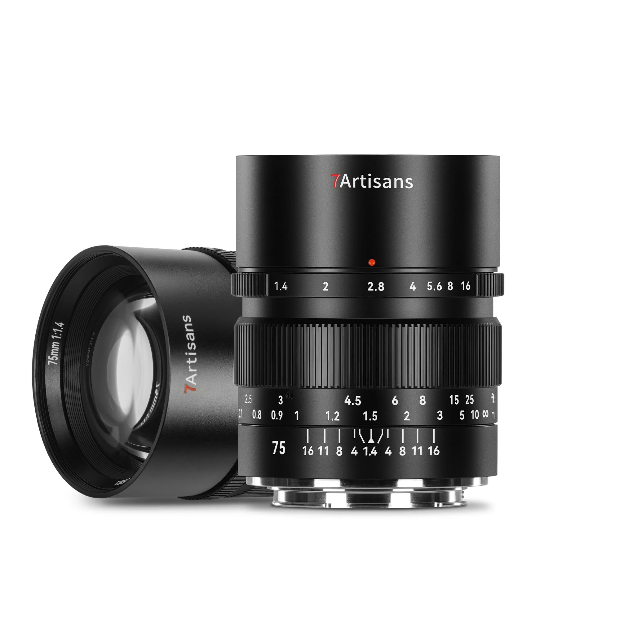 7artisans 75mm F1.4 Full Frame Manual 38.4° Large Aperture Prime Lens Compatible for Leica/Panasonic S1,DC-S1,S5,DC-S5, LUMIX S9 Series/Sigma L Serise Mirrorless Camera