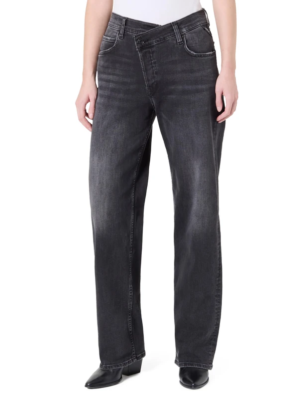Replay Wa511 Jeans, 099 Black Delavè, 26W / 32L Women