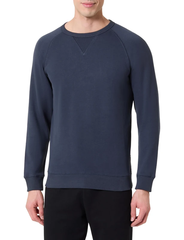 Replay Men's Crew Neck Sweatshirt, Navy 087 (Blue), M