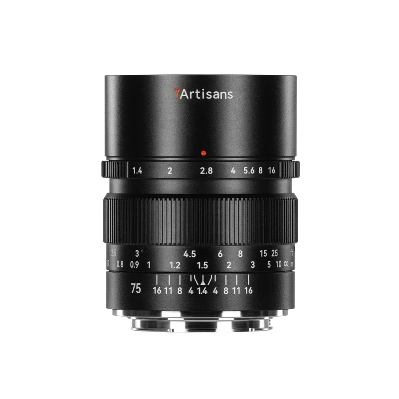 7artisans 75mm F1.4 Full Frame Camera Lens Large Aperture Refined Bokeh Clicked Aperture for Sony E-mount Mirrorless Cameras