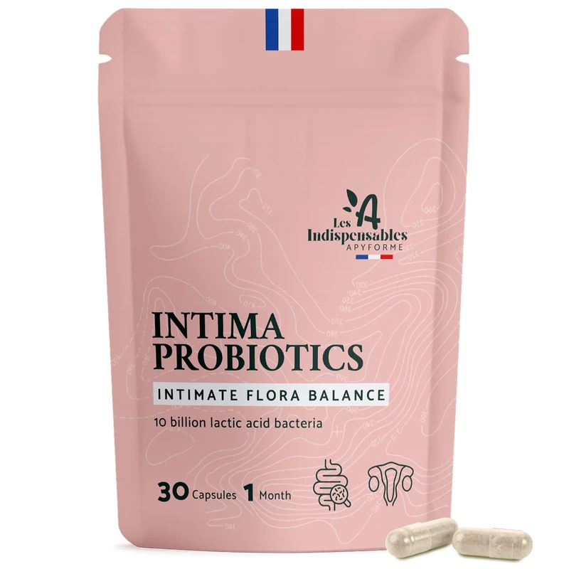 Apyforme - Probiotics for Women Vaginal Health - 4 Strains of Lactobacillus Reuteri, Rhamnosus Crispatus, and Acidophilus - 30 Gastro-Resistant Capsules - Probio+ Intima