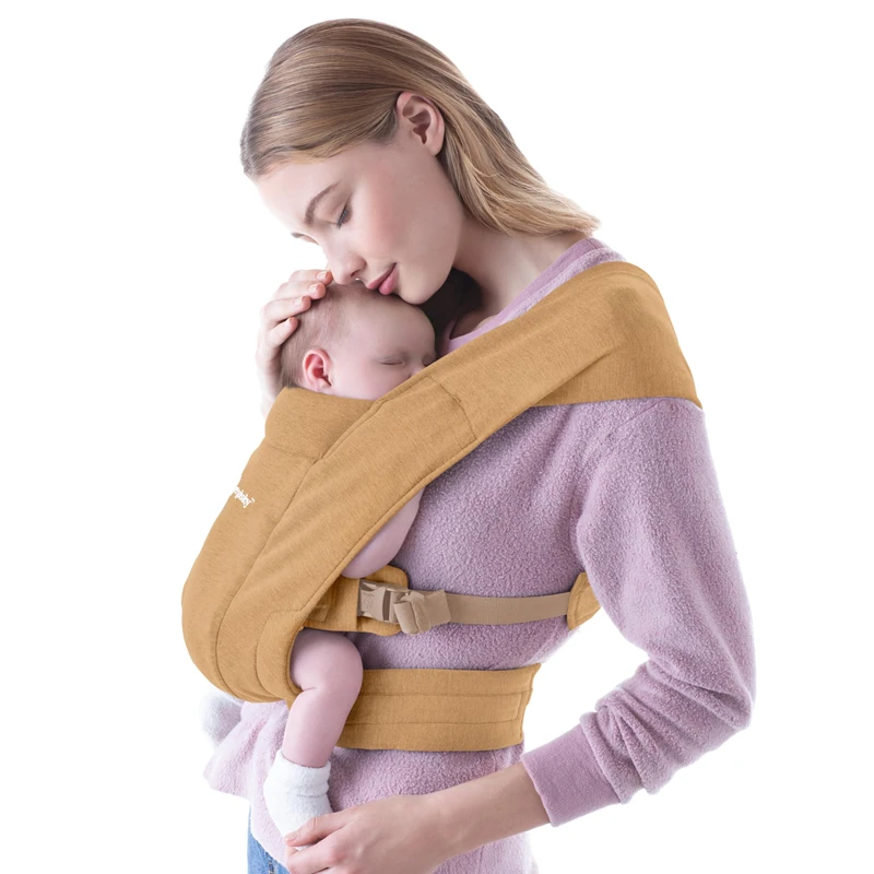Marsupio Ergobaby per neonati, si può usare sin Dalla nascita, marsupio Porta bebè Embrace, Extra morbido, trasporto ventrale, ergonomico - Image 1