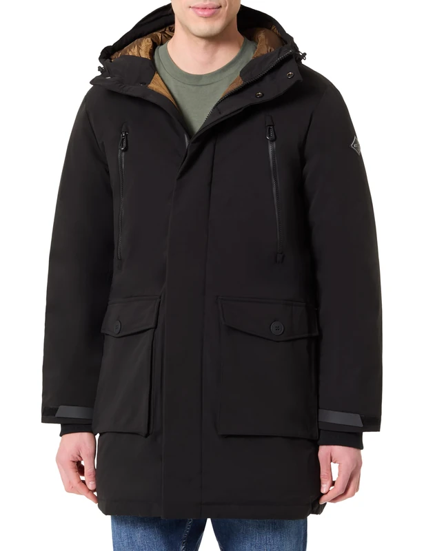 Replay M8274a Parka, 098 Black, M Men