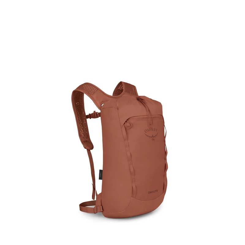 Osprey Daylite Cinch Pack (Top-Loading Cinch Closure | Internal Hydration Reservoir Sleeve | Zippered Slash Pocket | Everyday Versatile Carry) - Porcelain Orange