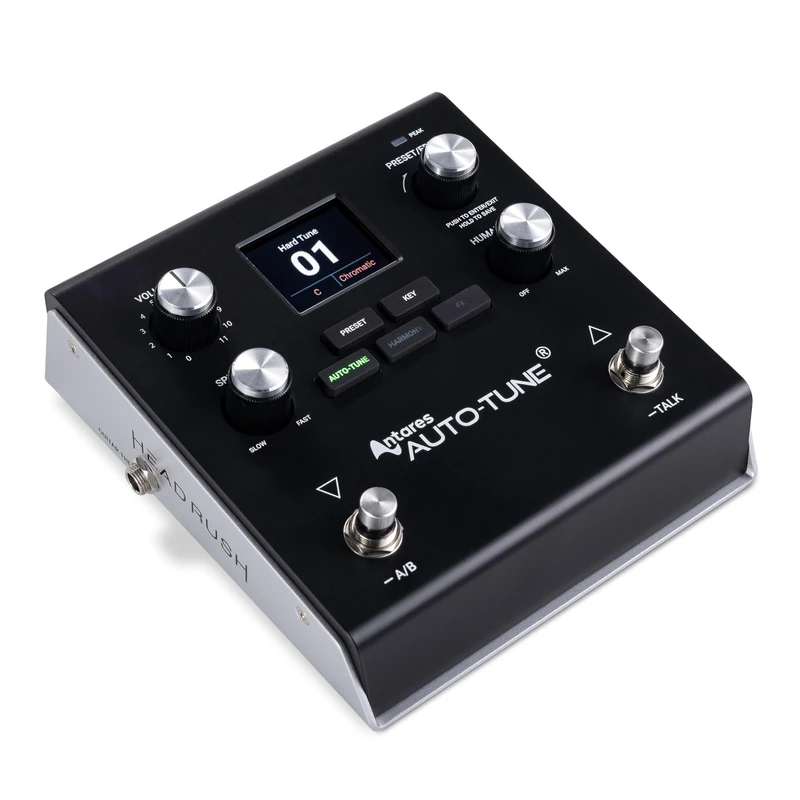 HeadRush VX5 Vocal Effects Pedal with Antares AutoTune for Vocalists with Real Time Pitch Correction, Vocal Harmony, Guitar and Mic In, and Audio Interface