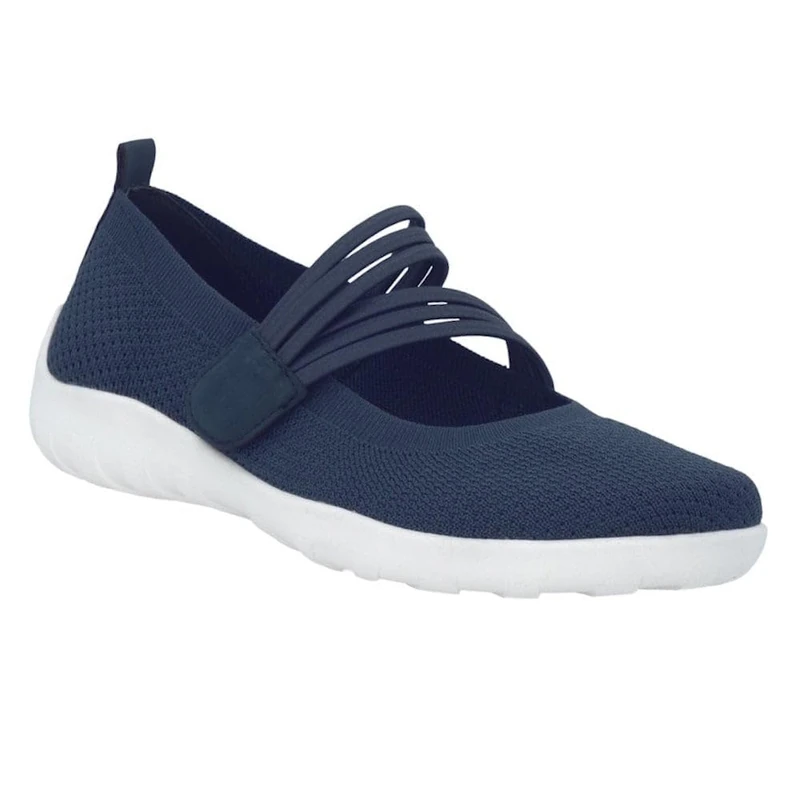 Rieker Women's R3519 Ballet Flats, Blue, 37 EU