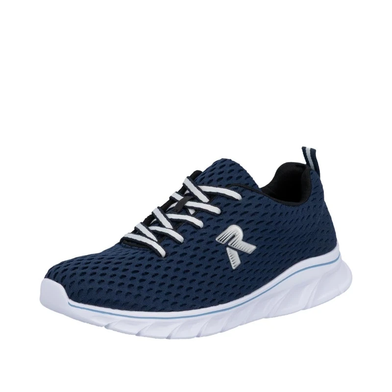 Rieker Women's 54000 Low Trainers, Blue, 37 EU