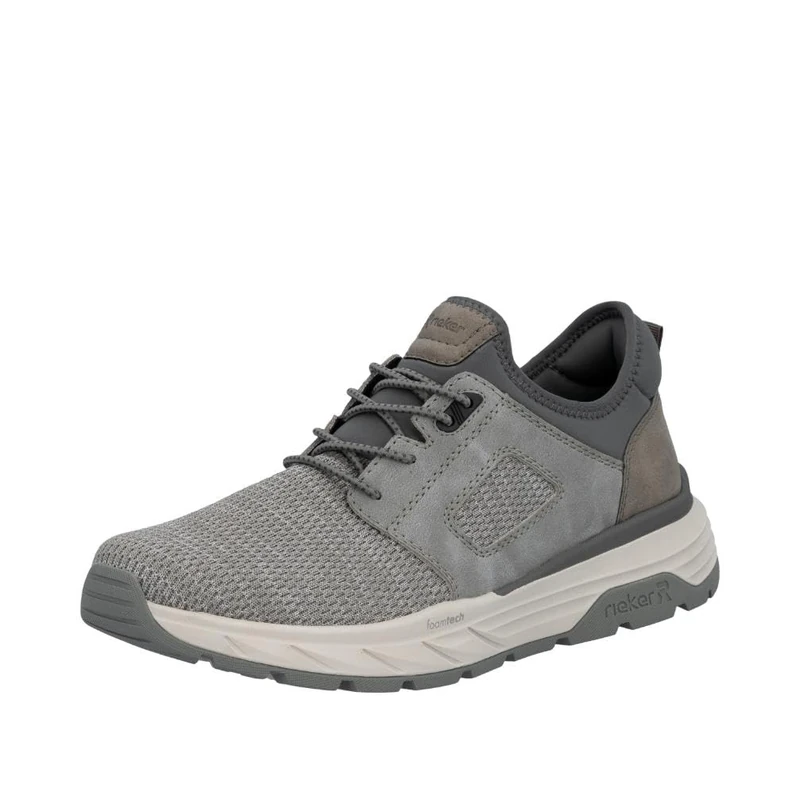 Rieker Men's 06150 Low Trainers, Grey, 44 EU