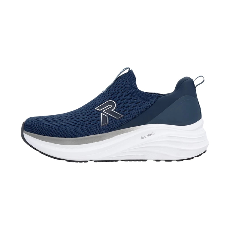 Rieker Men's U4100 Slip-On Shoes, Blue, 46 EU