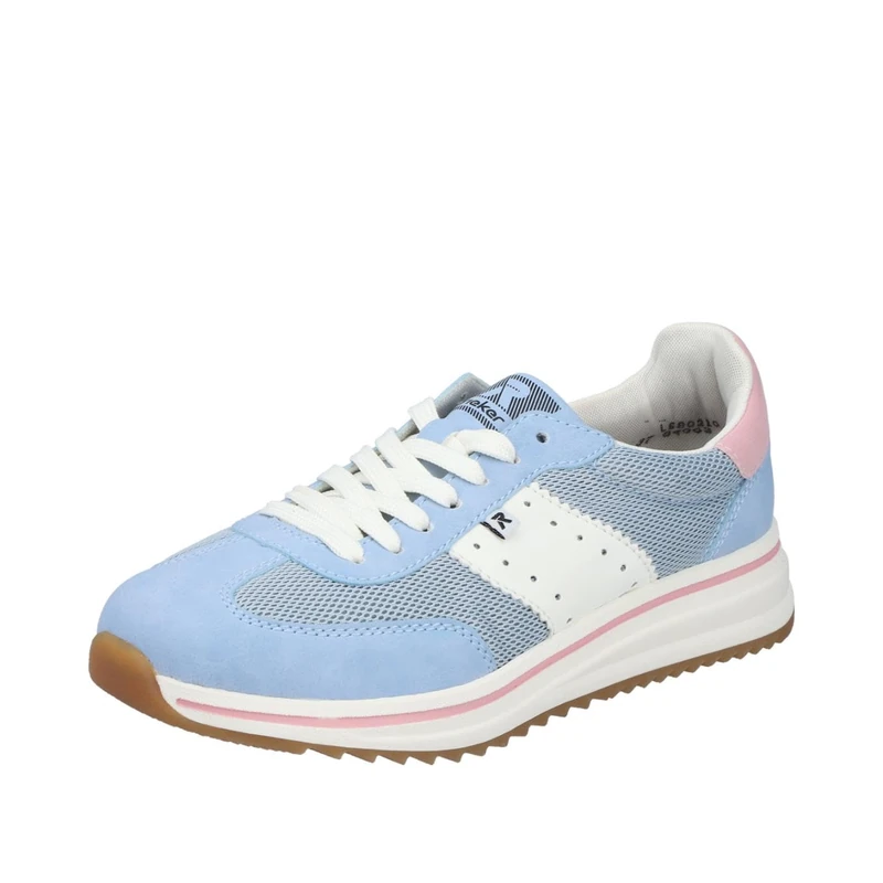 Rieker L5802, Women's Low Trainer, Blue, EU 39 - UK 6 - Image 1