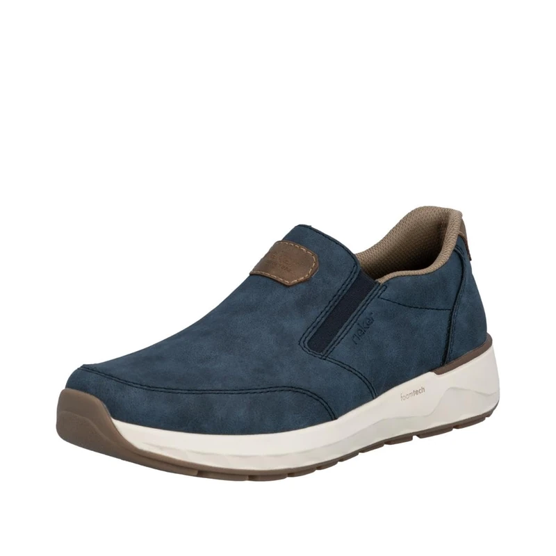Rieker Men's 11550 Slippers, Blue, 44 EU