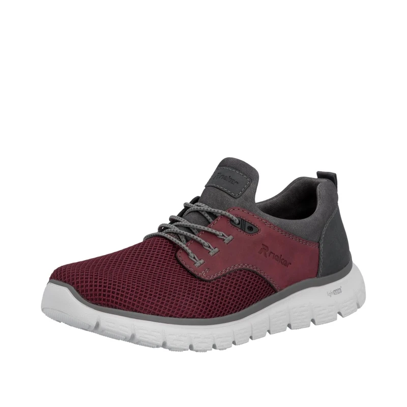 Rieker Men's B6652 Low Trainers, Red, 43 EU