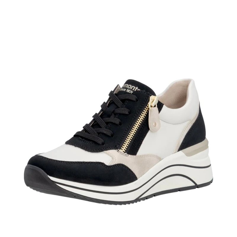 Rieker Women's D0T01 Low Trainers, Black, 39 EU