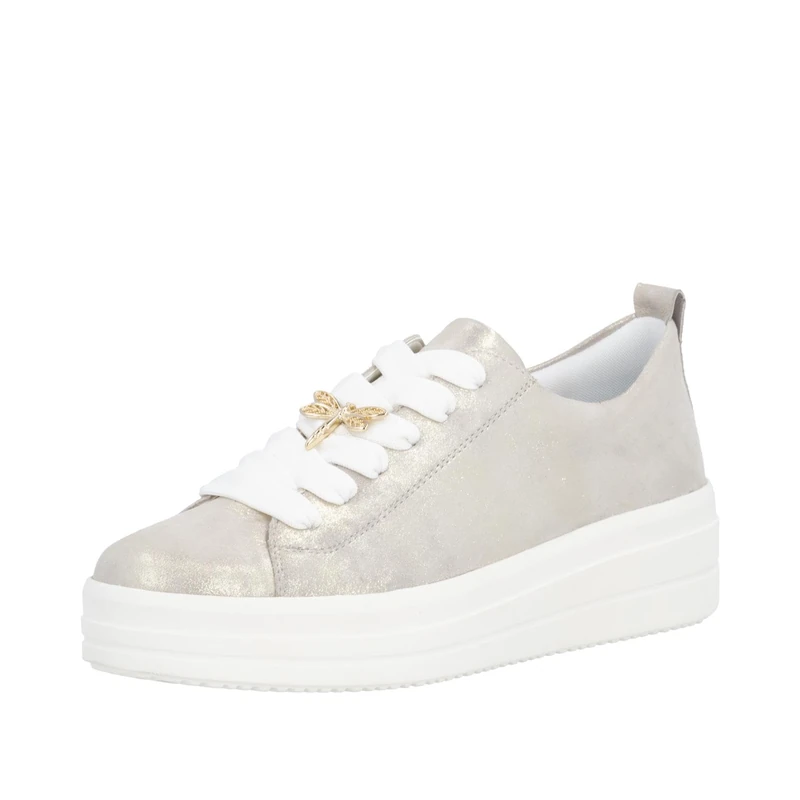 Rieker Women's D1C03 Low Trainers, Gold, 41 EU