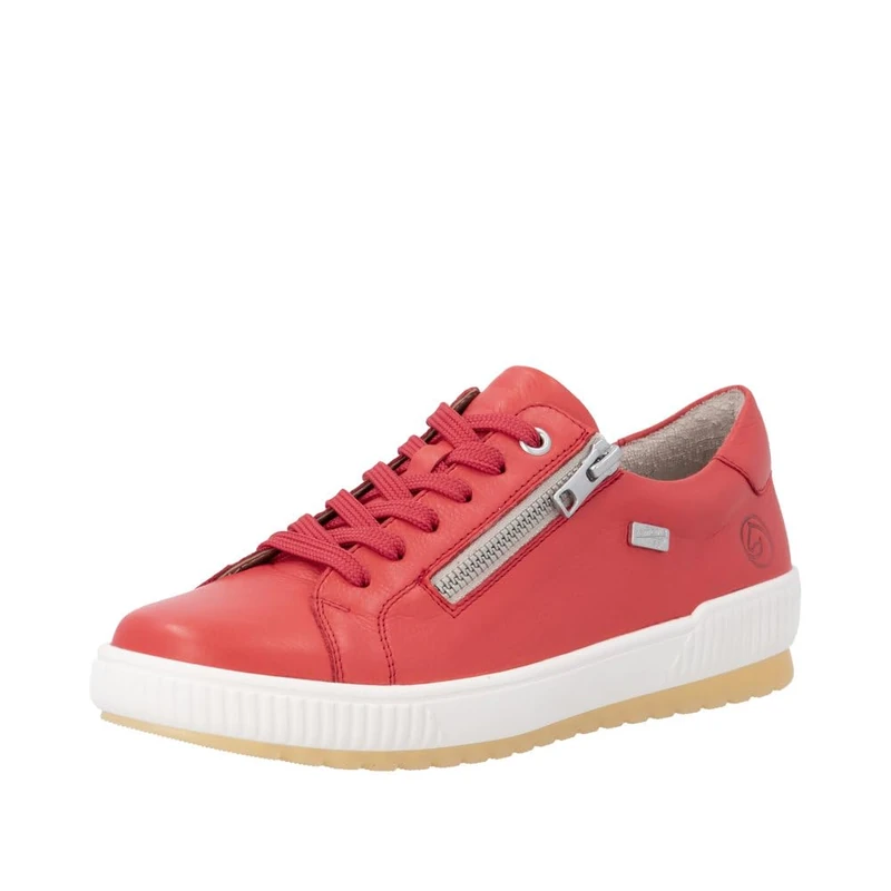 Rieker Women's D0700 Lace-Up Shoes, Red, 38 EU