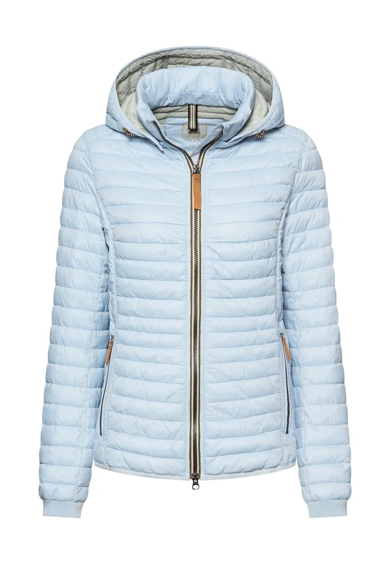 camel active Women's 330530-9E50 Jacket, Light Blue, 38