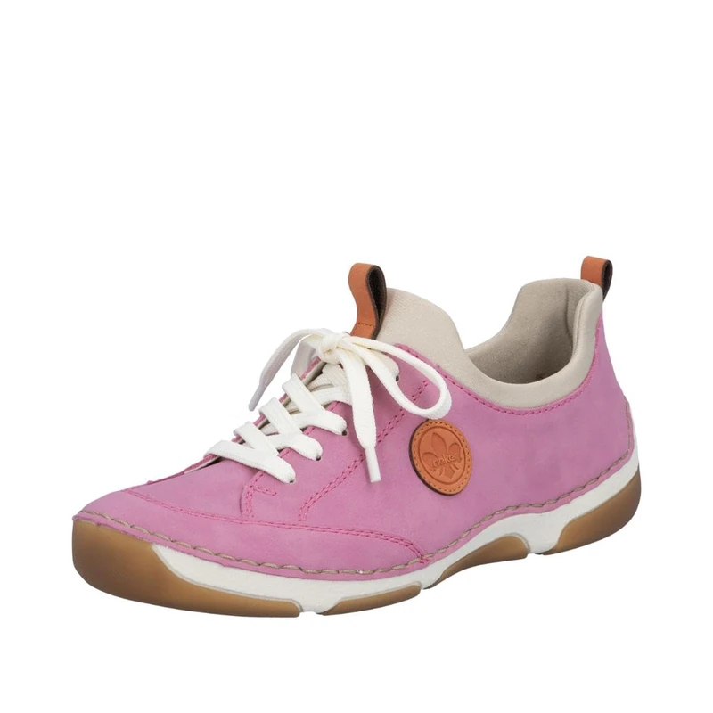 Rieker Women's 55950 Slippers, Pink, 37 EU