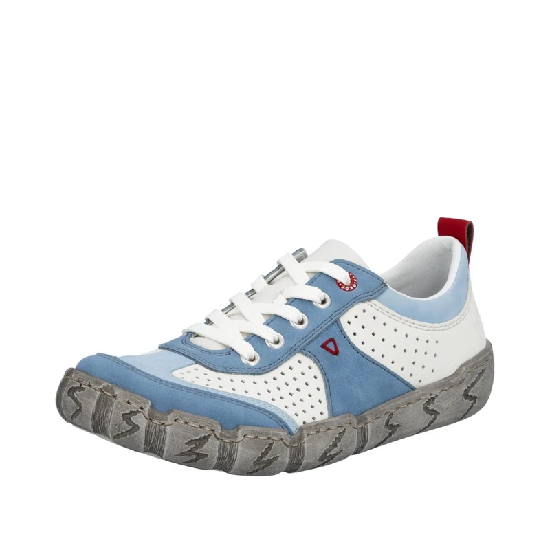 Rieker Women's L0307 Lace Up Shoes, White, 38 EU