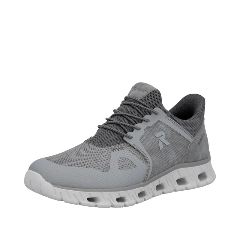 Rieker Men's 04355 Low Trainers, Grey, 43 EU