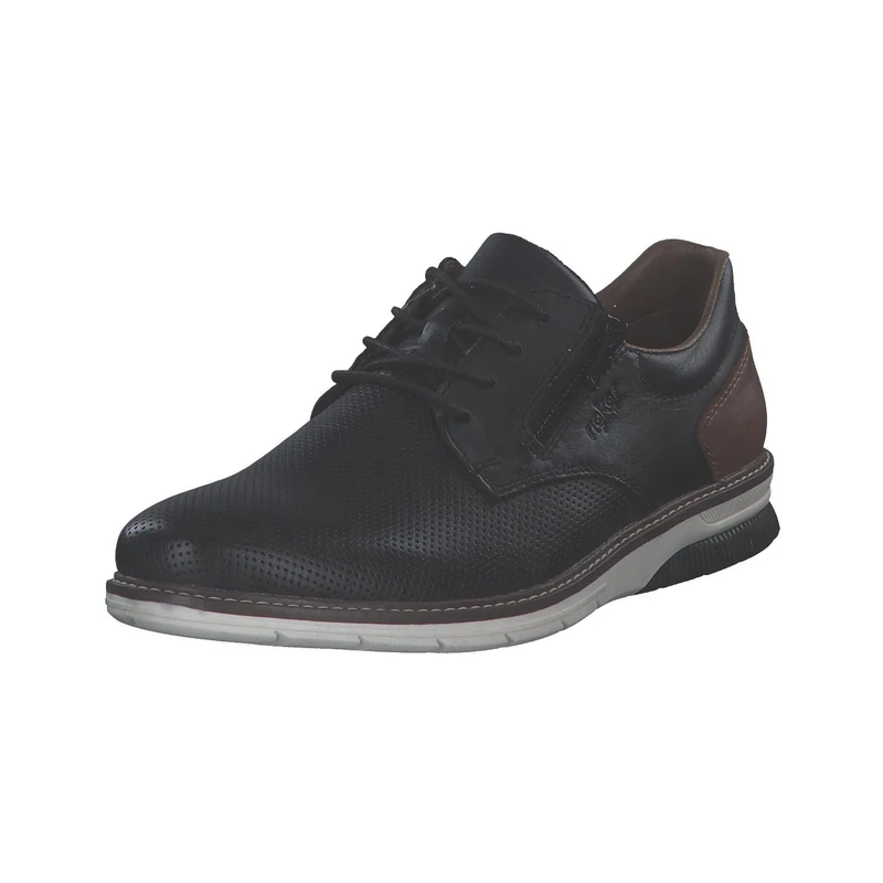Rieker Men's 14412 Lace-Up Shoes, Black, 44 EU