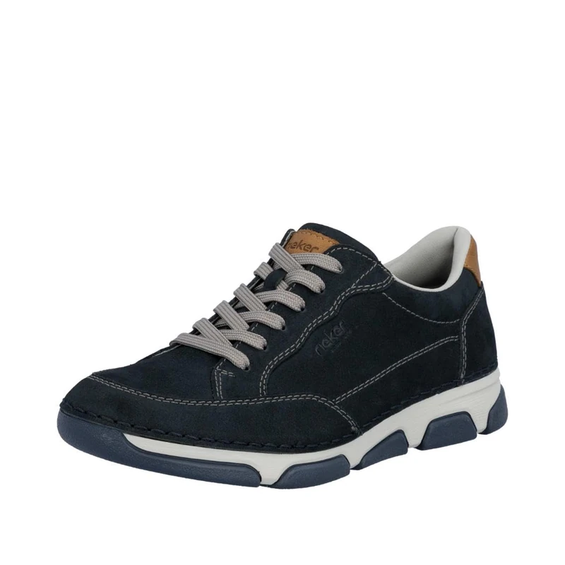 Rieker 15900, Men's Lace-Up Shoes, Blue, 9 UK