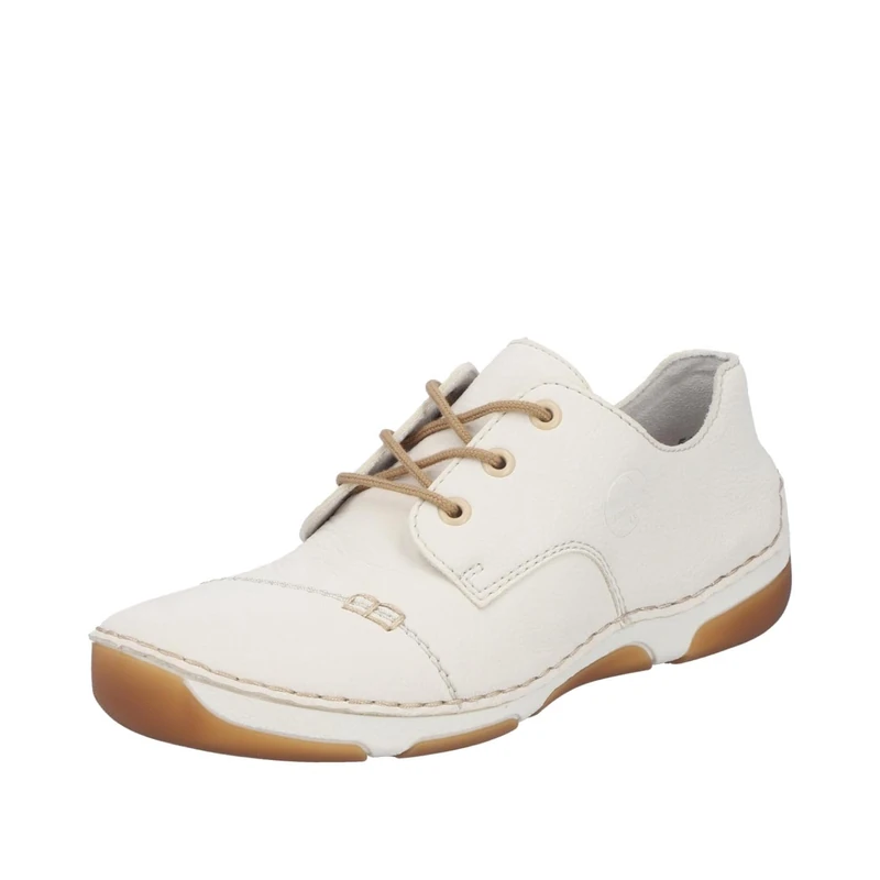 Rieker 55920, Women's Lace-up Shoes, White, 43 EU
