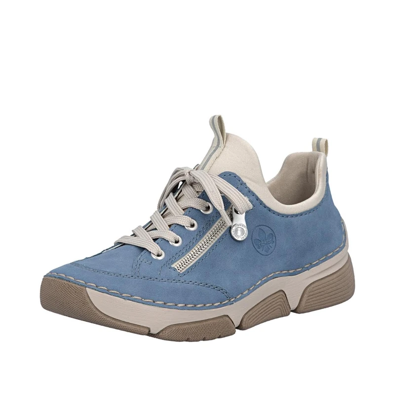 Rieker Women's 45973 Slippers, Blue, 38 EU