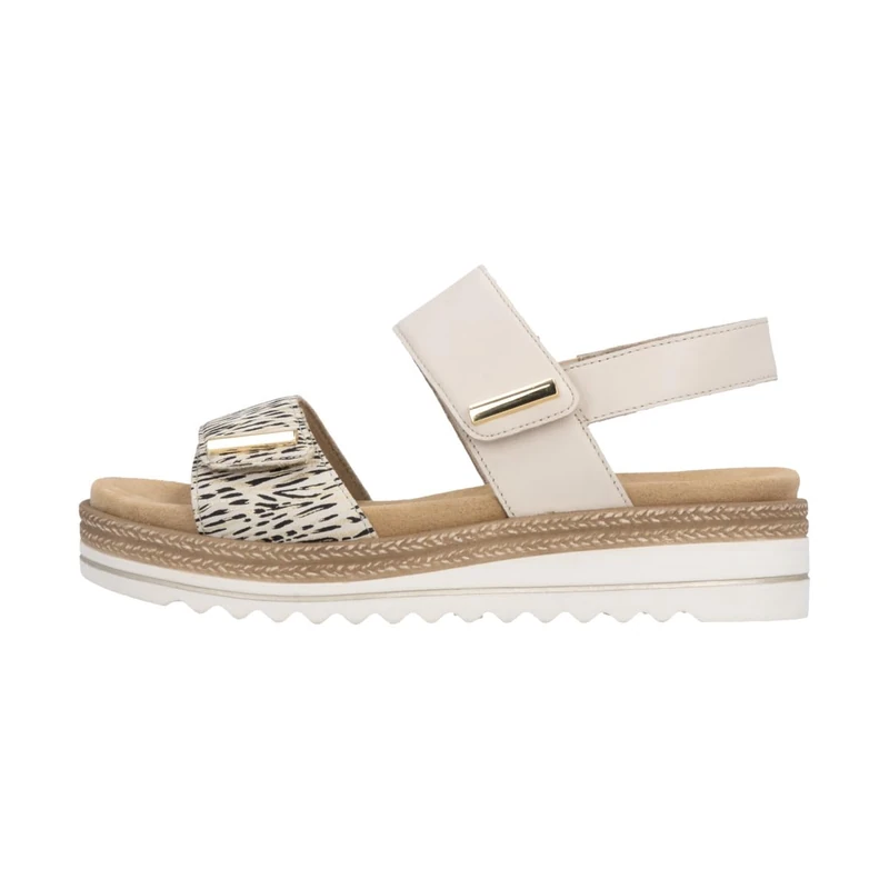 Remonte D0q59, Women's Wedge Sandals, Beige, EU 38 - UK 5