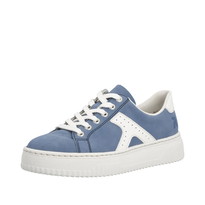 Rieker N9920, Women's Low Trainer, Blue, EU 39 - UK 6