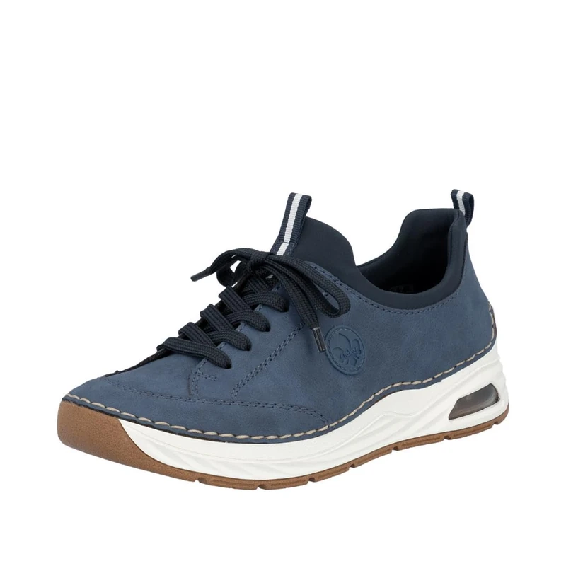 Rieker Women's 44562 Slippers, Blue, 38 EU