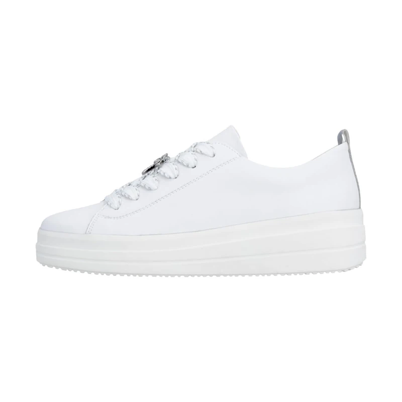 Rieker Women's D1C03 Low Trainers, White, 41 EU