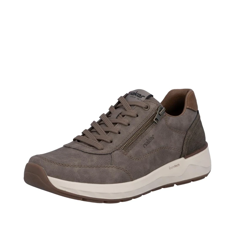 Rieker Men's 11504 Low Trainers, Beige, 42 EU - Image 1