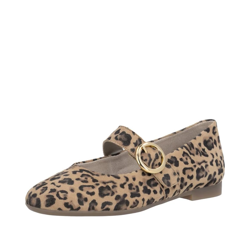 Rieker Women's D0K14 Ballet Flats, Leo, 39 EU