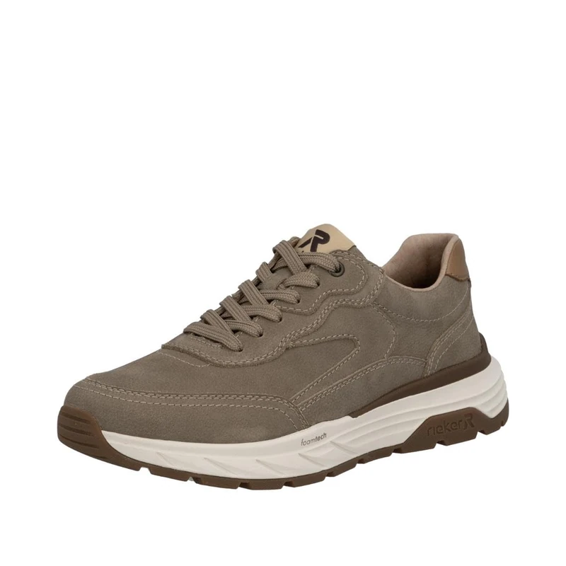 Rieker 06100, Men's Low Sneaker, Beige, EU 43 - UK 9