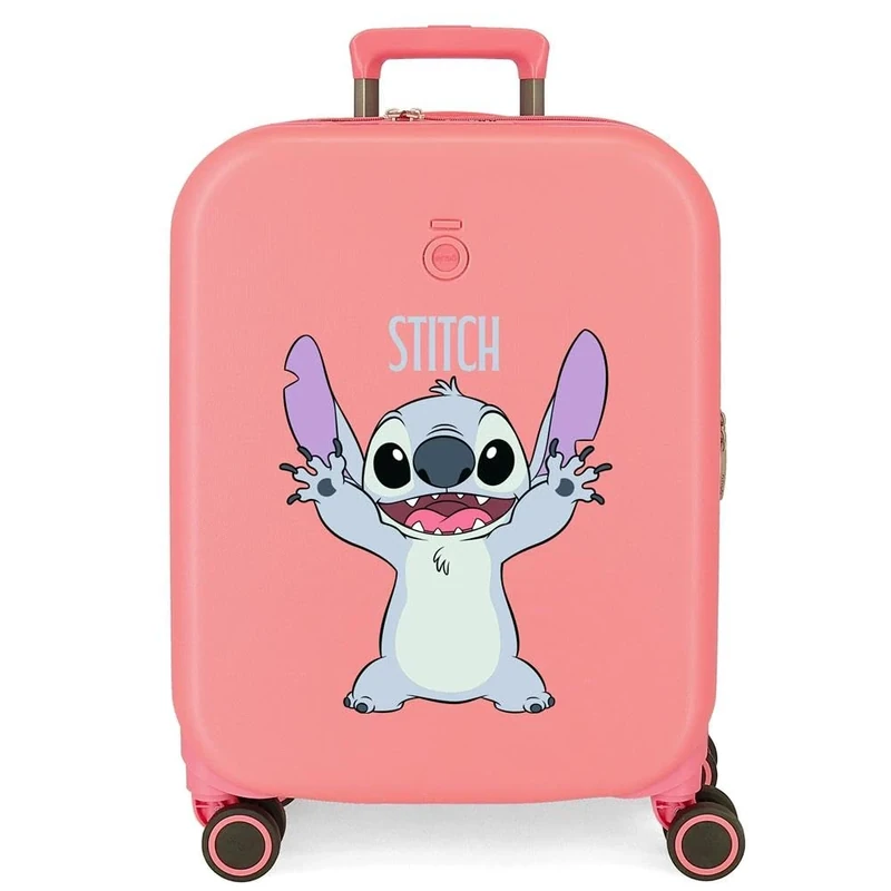 Disney Joumma Playful Cabin Suitcase Pink 40 x 55 x 20 cm Rigid 2.7 kg TSA Lock Integrated ABS 2.7 kg 37L Extendable Carry-on Luggage