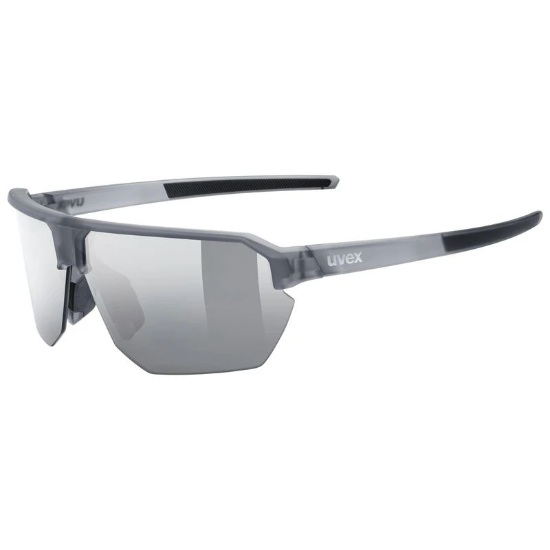 Uvex vectiv set - sports glasses for adults - 100% UVA-, B, C protection - contrast enhancing - smoke matt/smoke - one size