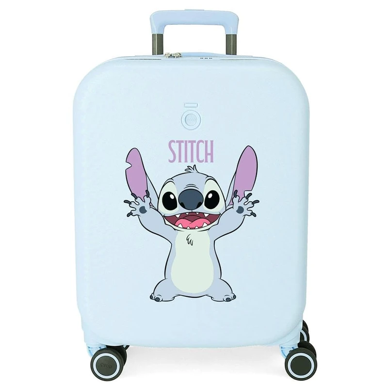 Joumma Disney Playful Cabin Suitcase Blue 40 x 55 x 20 cm Rigid 3.2 kg TSA Lock Integrated ABS 3.2 kg 37L Hand Luggage