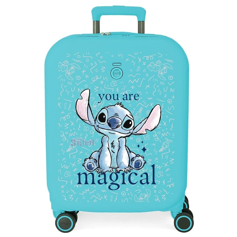 Joumma Disney You are Magical Cabin Suitcase Blue 40 x 55 x 20 cm Rigid 3.2 kg TSA Lock Integrated ABS 3.2 kg 37L Carry-on Luggage
